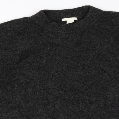 H&M Womens Grey   Pullover Jumper Size S