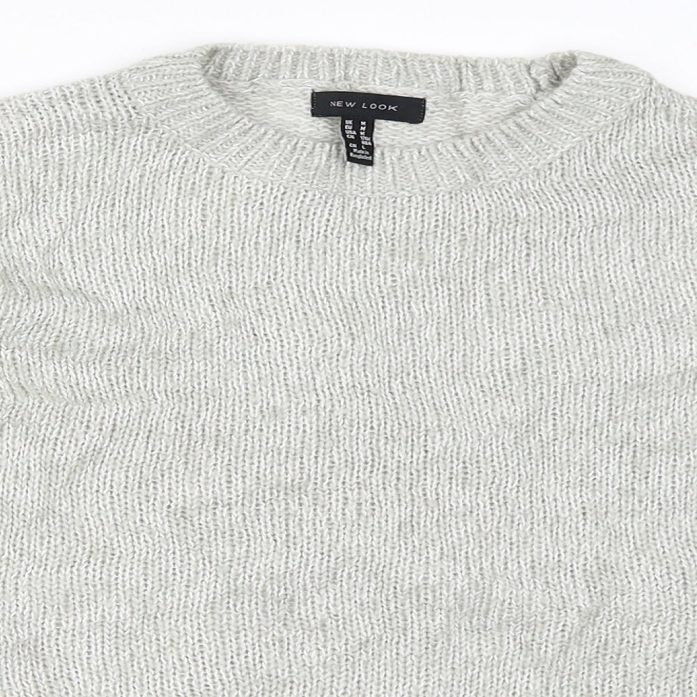 New Look Womens Grey   Pullover Jumper Size M