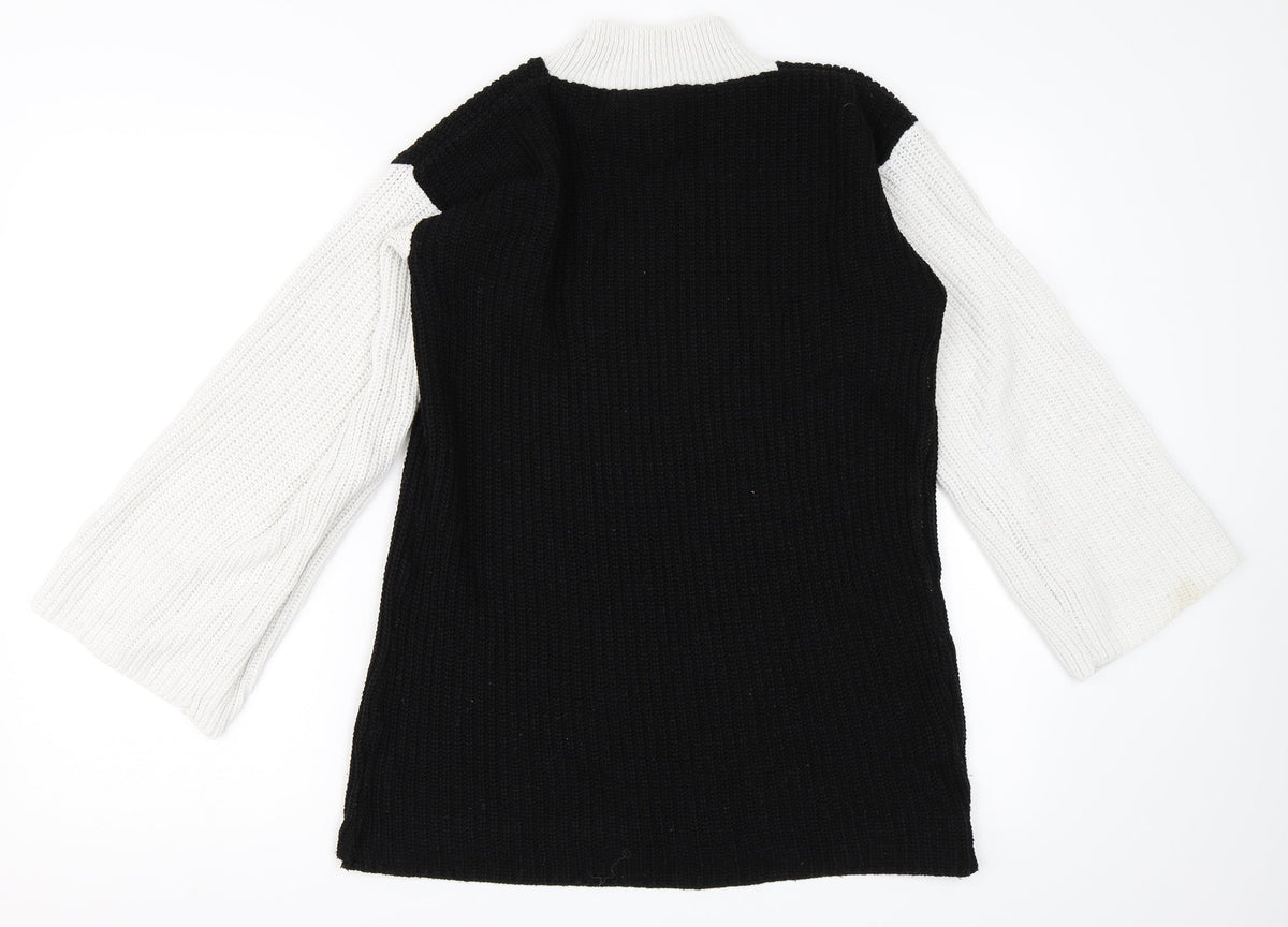 Preworn Womens Black   Pullover Jumper Size M