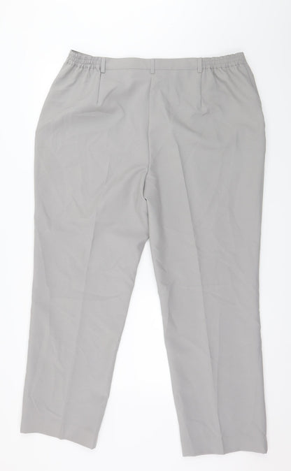Charmance Womens Grey   Trousers  Size 22 L28 in