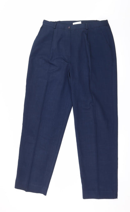 Bonmarché Womens Blue   Trousers  Size 16 L28 in