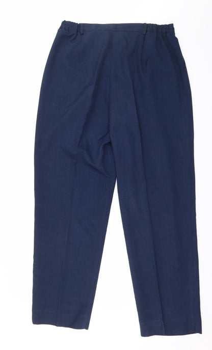 Bonmarché Womens Blue   Trousers  Size 16 L28 in