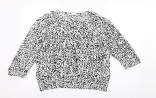 Store Twenty One Womens Grey  Knit Pullover Jumper Size M