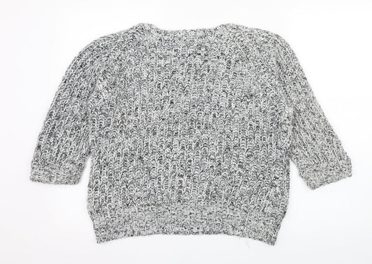 Store Twenty One Womens Grey  Knit Pullover Jumper Size M