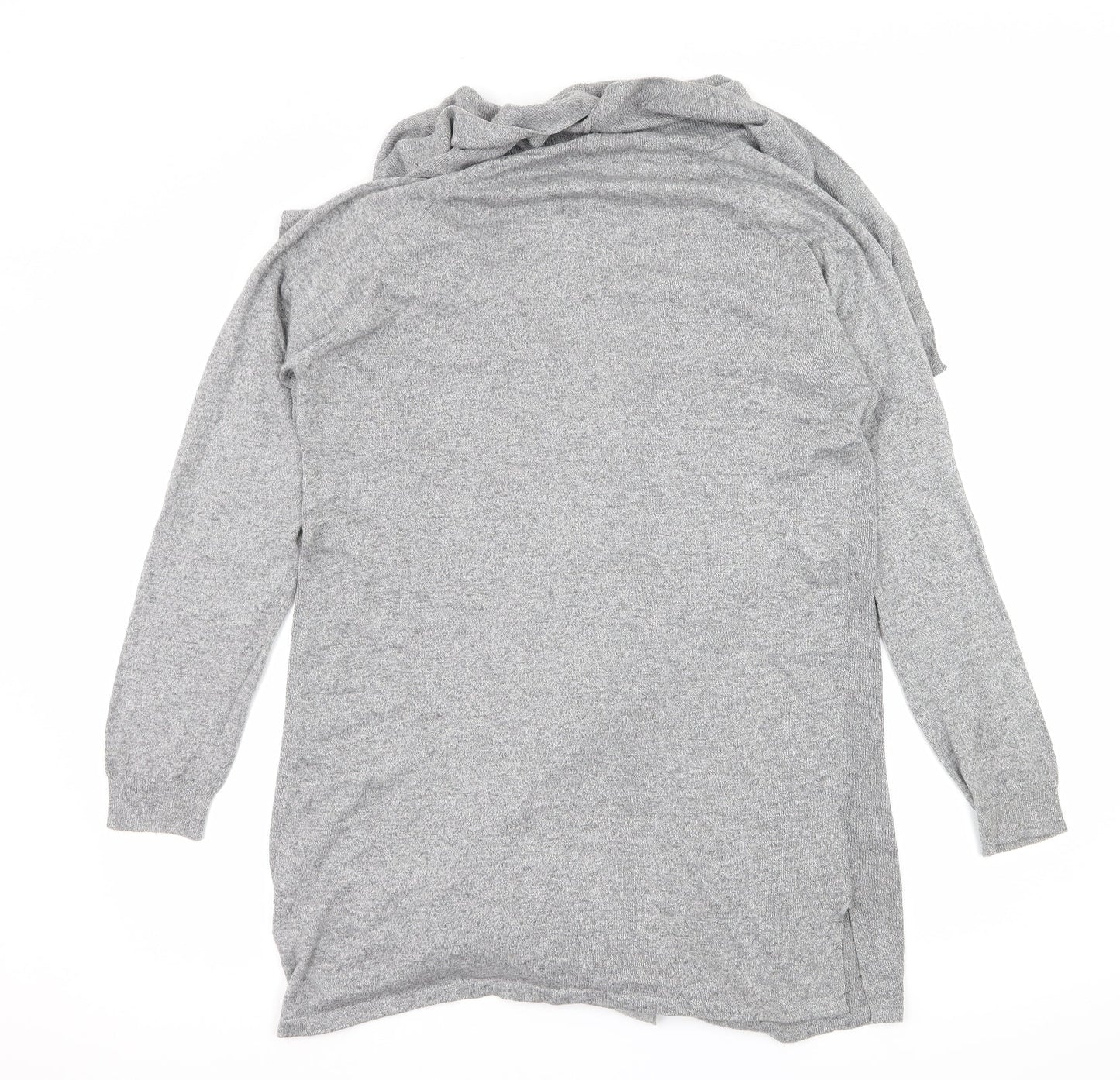 F&F Womens Grey  Knit Cardigan Jumper Size 12