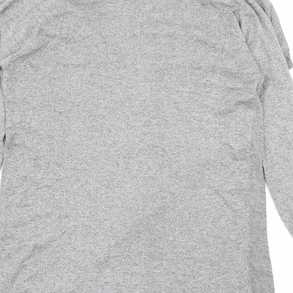 F&F Womens Grey  Knit Cardigan Jumper Size 12
