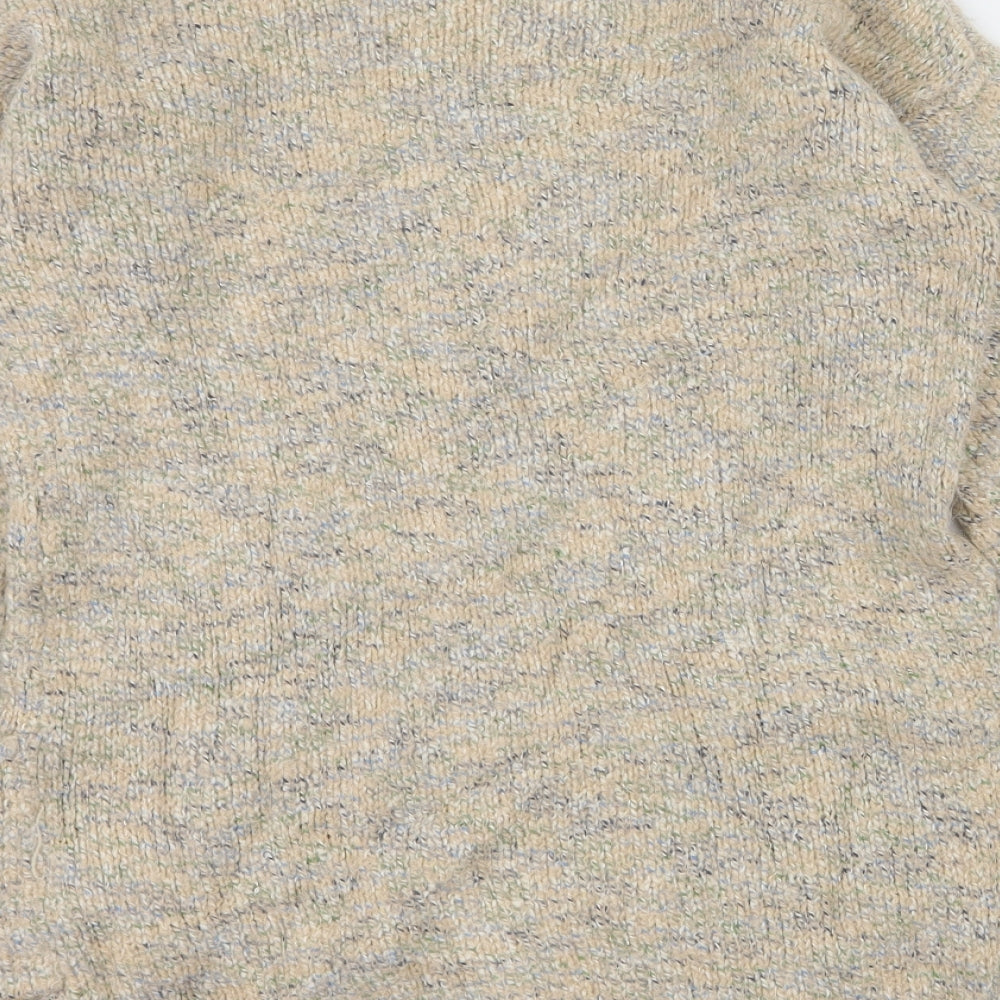 Papaya Womens Beige  Knit Pullover Jumper Size 8