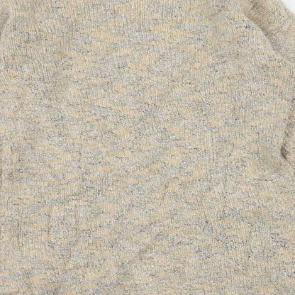 Papaya Womens Beige  Knit Pullover Jumper Size 8