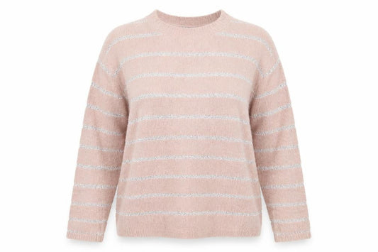 Peacocks Womens Pink  Knit Pullover Jumper Size M