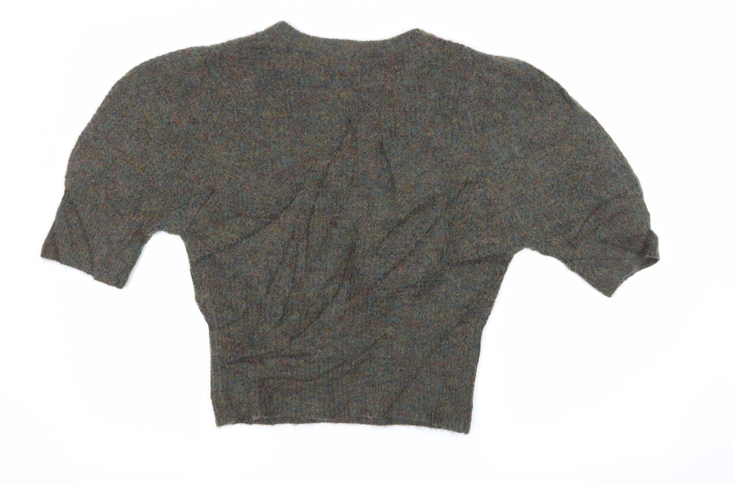 Zara Womens Green  Knit Pullover Jumper Size M