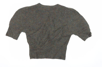 Zara Womens Green  Knit Pullover Jumper Size M