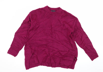 Marks and Spencer Womens Purple  Knit Pullover Jumper Size M