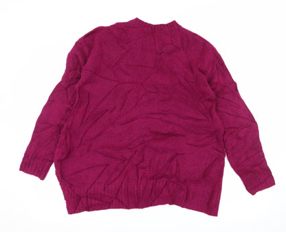 Marks and Spencer Womens Purple  Knit Pullover Jumper Size M