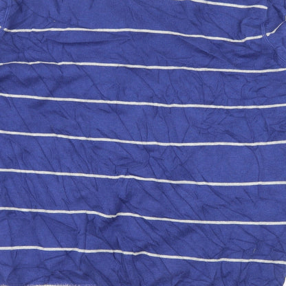 Burton Mens Blue Striped Knit Pullover Jumper Size M