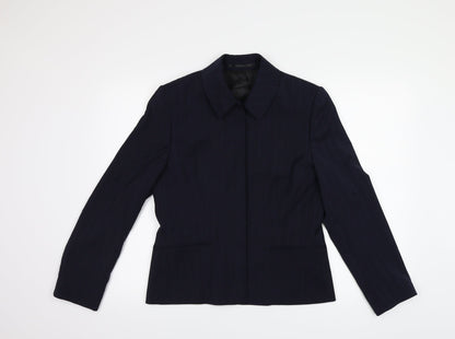 Womens UK Size 10 Wardrobes Regular Blue Suit Top