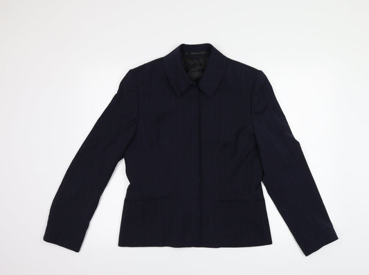 Womens UK Size 10 Wardrobes Regular Blue Suit Top