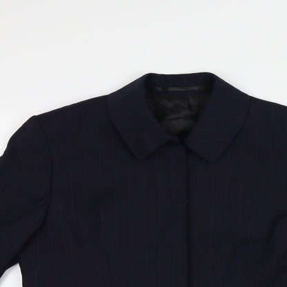 Womens UK Size 10 Wardrobes Regular Blue Suit Top