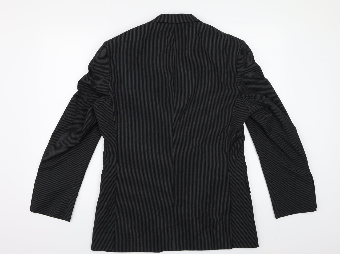 Mens UK Size 38 Burton Regular Black Suit Jacket