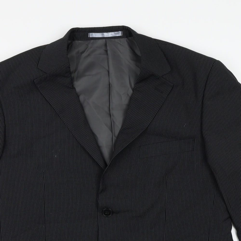 Mens UK Size 38 Burton Regular Black Suit Jacket