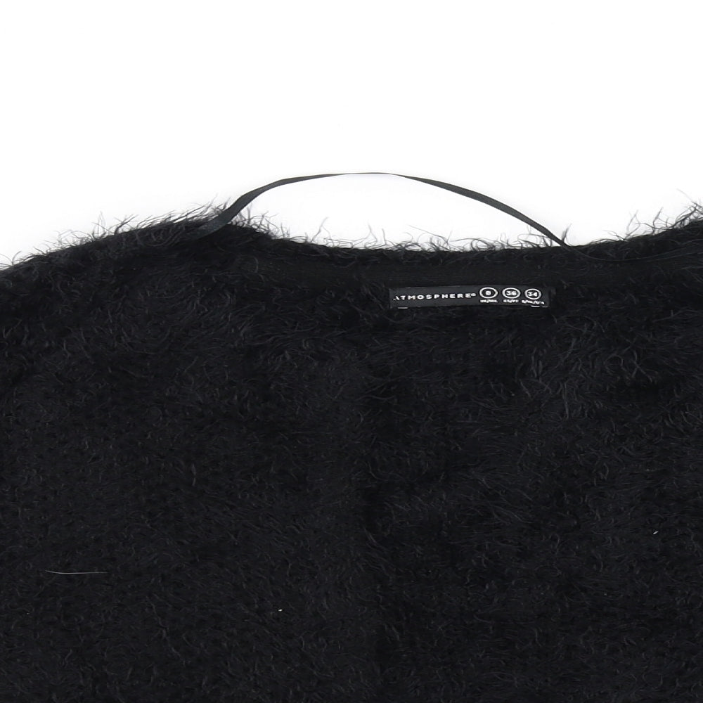 Atmosphere Womens Black   Cardigan Hoodie Size 8