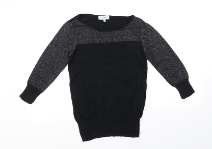 Next Womens Black   Pullover Jumper Size 8