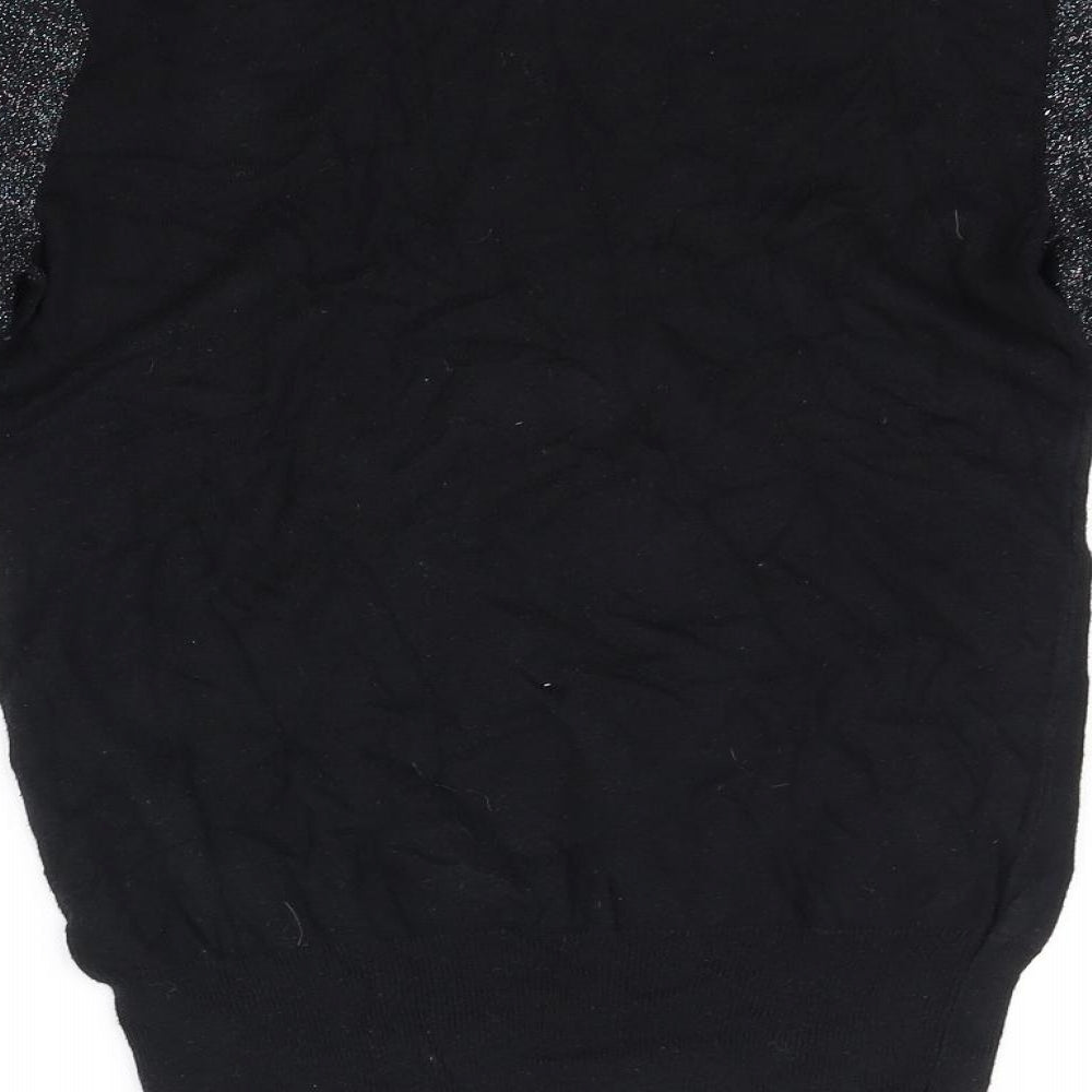 Next Womens Black   Pullover Jumper Size 8