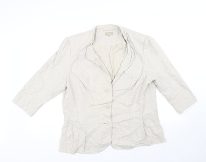 Womens UK Size 10 Soon Beige Jacket