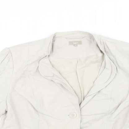 Womens UK Size 10 Soon Beige Jacket
