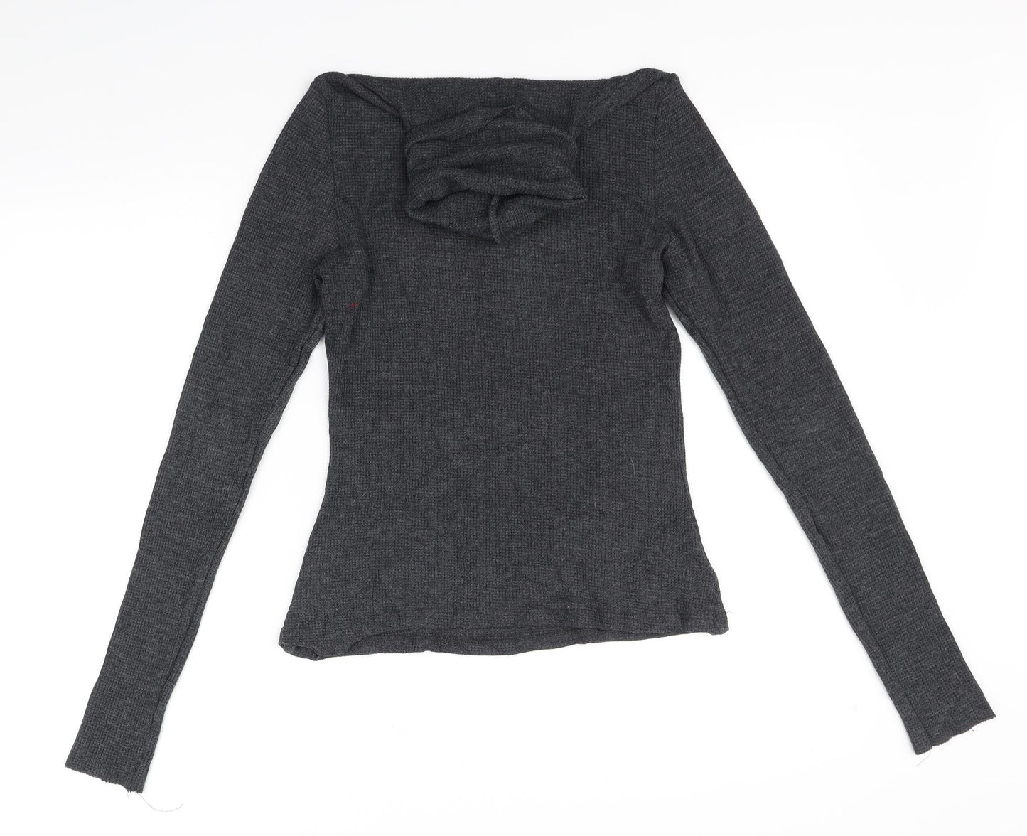 The Range Womens Grey   Basic T-Shirt Size L