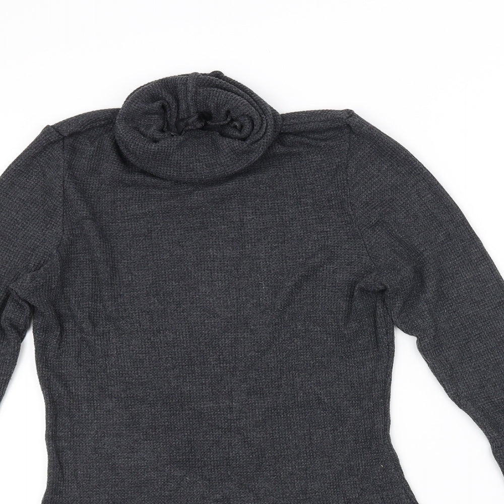 The Range Womens Grey   Basic T-Shirt Size L