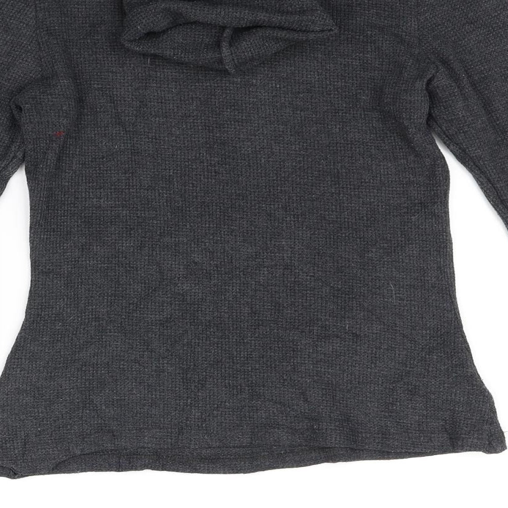 The Range Womens Grey   Basic T-Shirt Size L