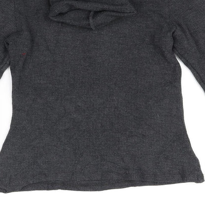 The Range Womens Grey   Basic T-Shirt Size L
