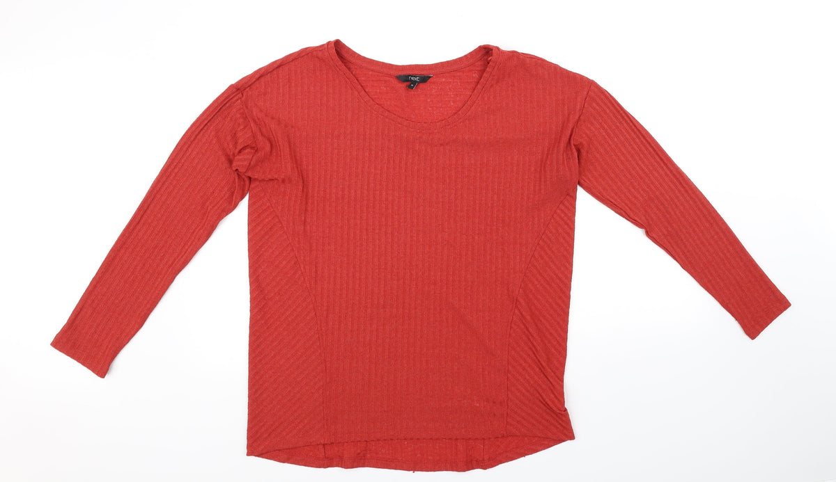 Next Womens Orange   Pullover Jumper Size 14