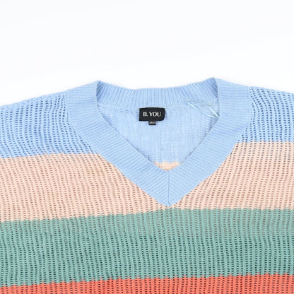 B. You Womens Blue   Pullover Jumper Size 20