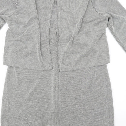 Topshop Womens White   Fit & Flare  Size 8