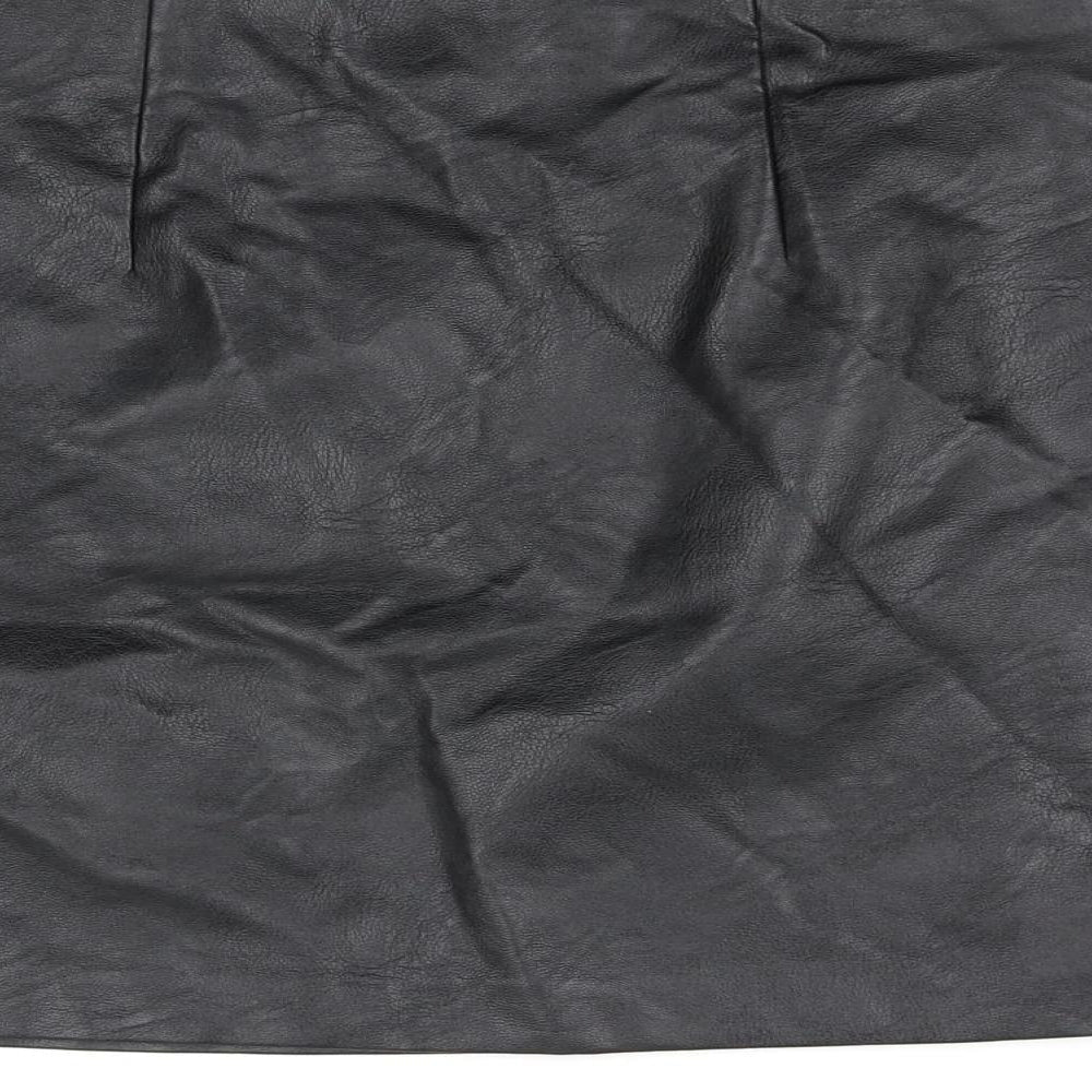 Papaya Womens Black   Flare Skirt Size 10