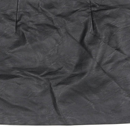 Papaya Womens Black   Flare Skirt Size 10