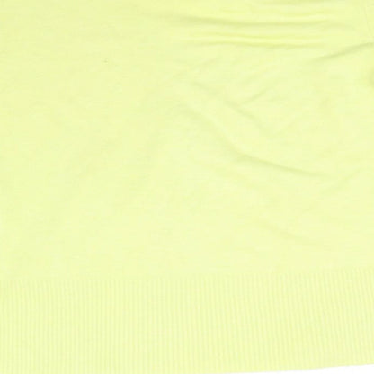 Womens UK Size 12 Wallis Yellow Basic Blouse