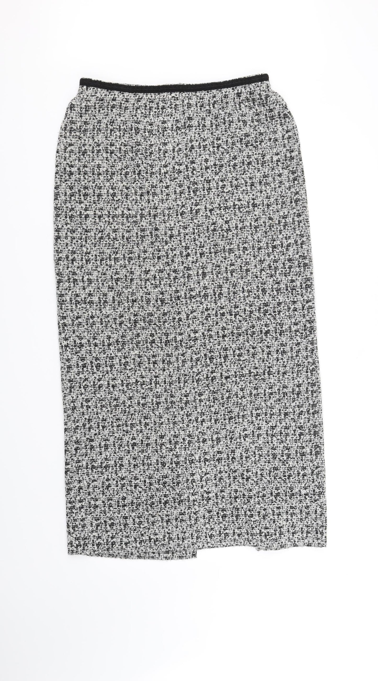 M&S Collection Womens Grey   Flare Skirt Size 12