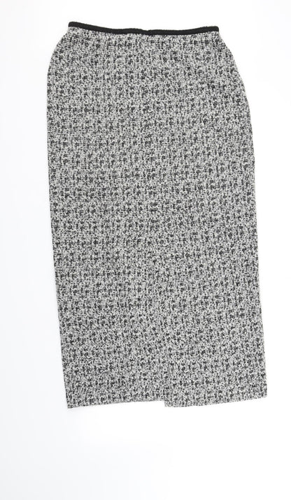 M&S Collection Womens Grey   Flare Skirt Size 12