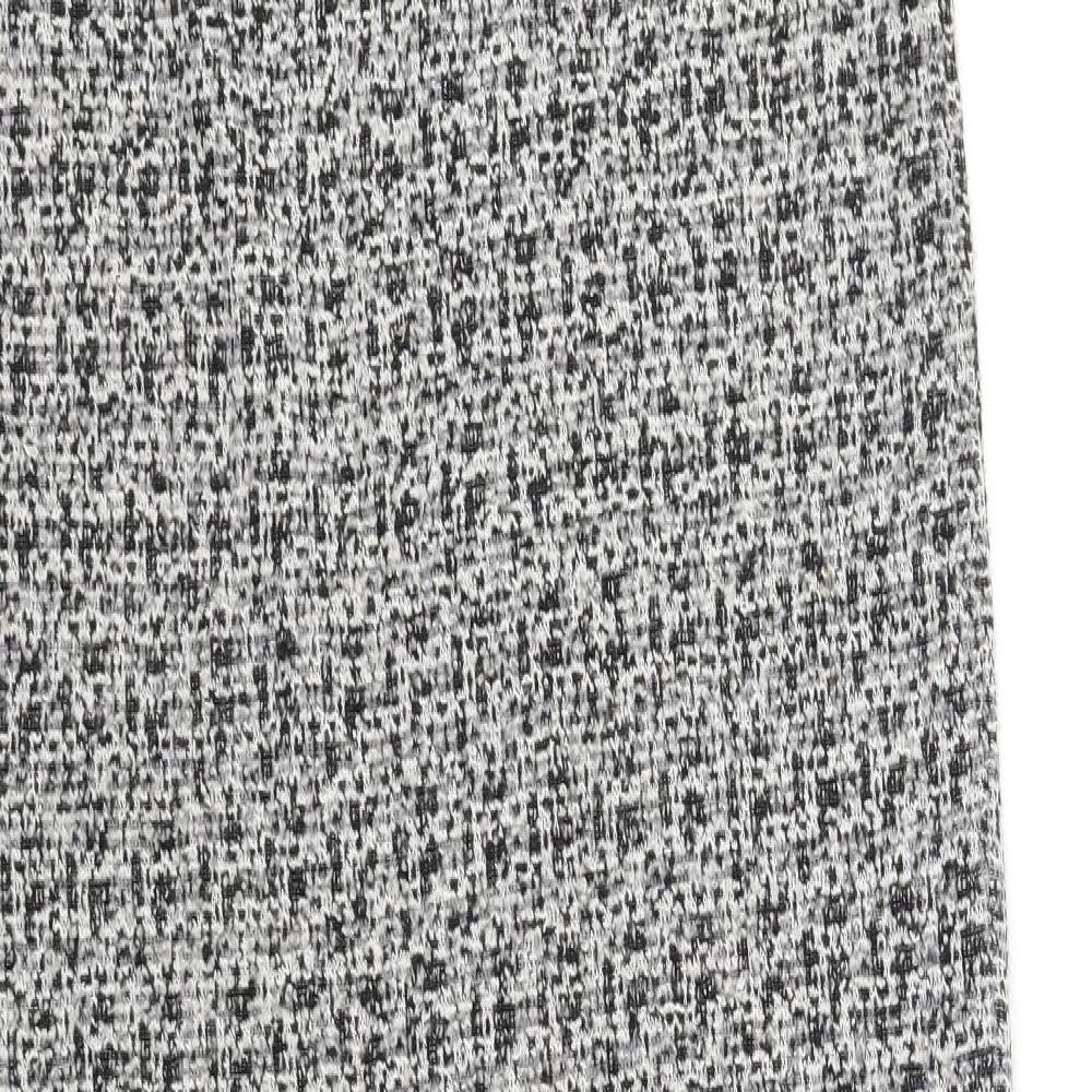 M&S Collection Womens Grey   Flare Skirt Size 12