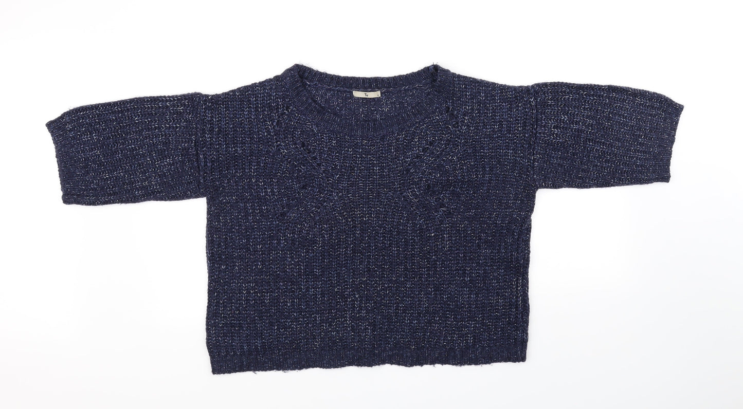 TU Womens Blue   Basic Blouse Size 16