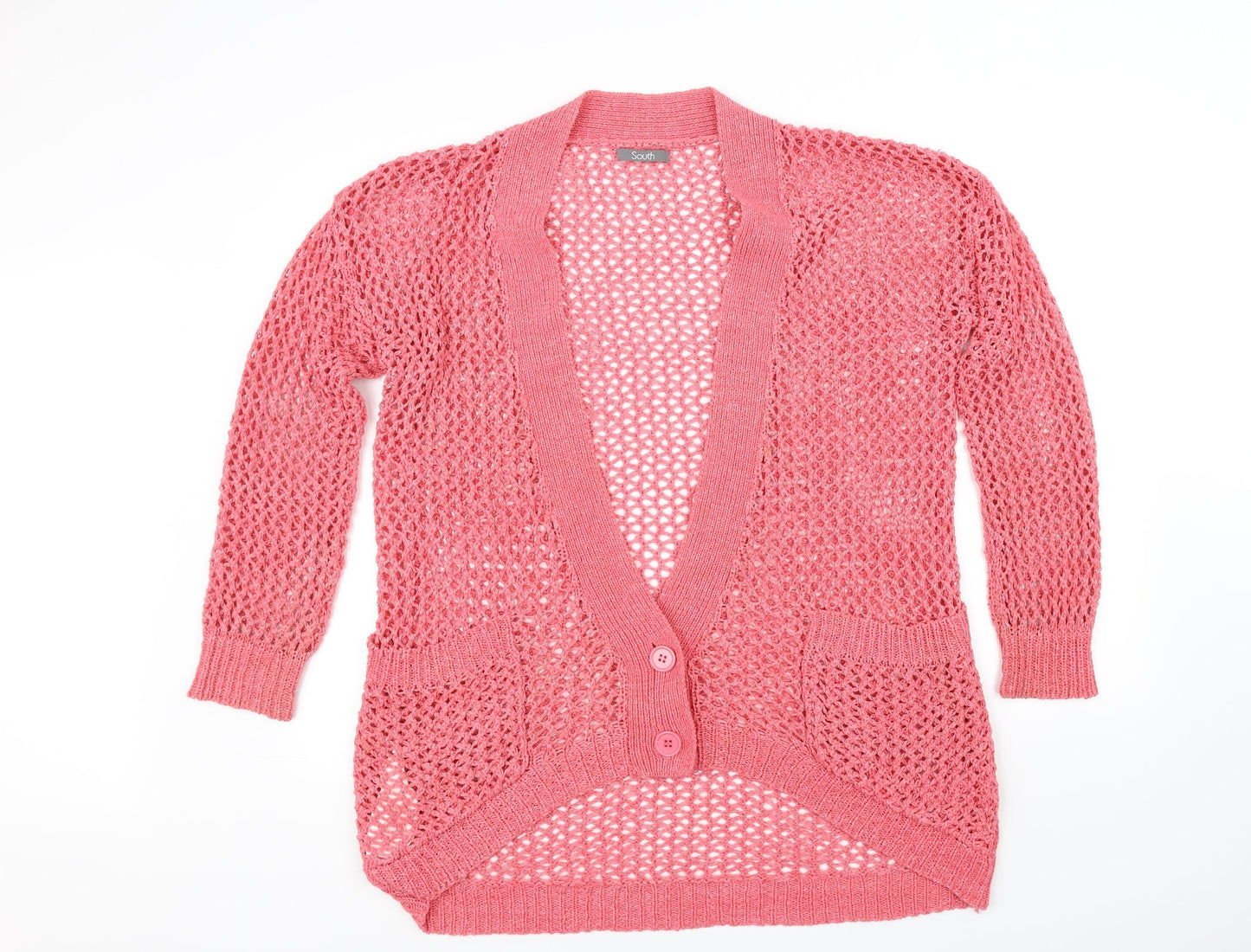 South Womens Pink   Cardigan Jumper Size 14