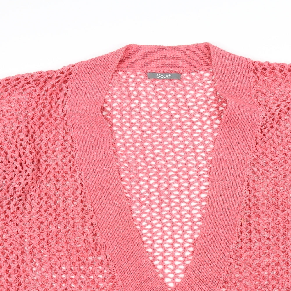 South Womens Pink   Cardigan Jumper Size 14