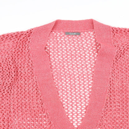 South Womens Pink   Cardigan Jumper Size 14