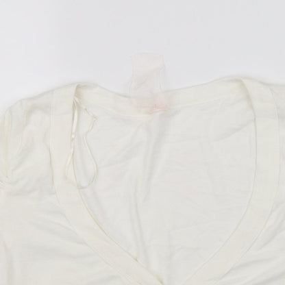E-vie Womens White   Cardigan Jumper Size 14