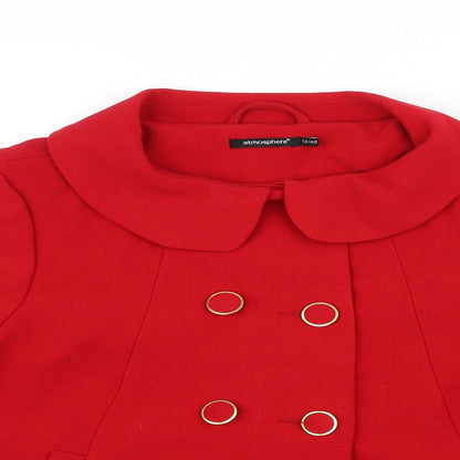 Atmosphere Womens Red   Jacket  Size 12
