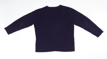 Bonmarche Womens Blue   Cardigan Jumper Size M