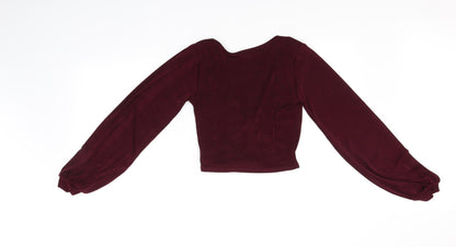 Womens UK Size 8 Missguided Pink Basic Blouse