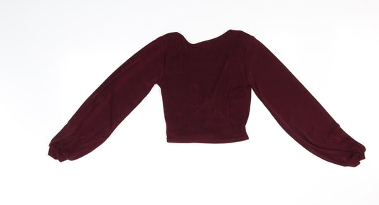 Womens UK Size 8 Missguided Pink Basic Blouse